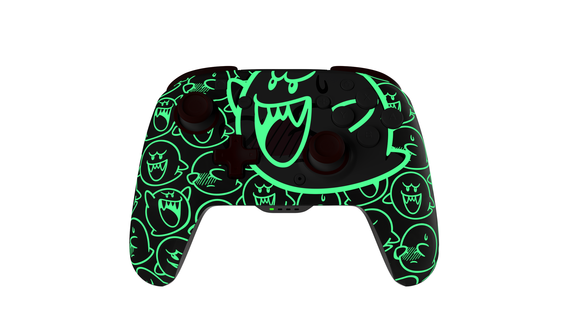 Controller - PDP Rematch Wireless-ontroller + PDP Travel-ase Plus Glow - Boo - Nintendo Switch Bundle - Image 4