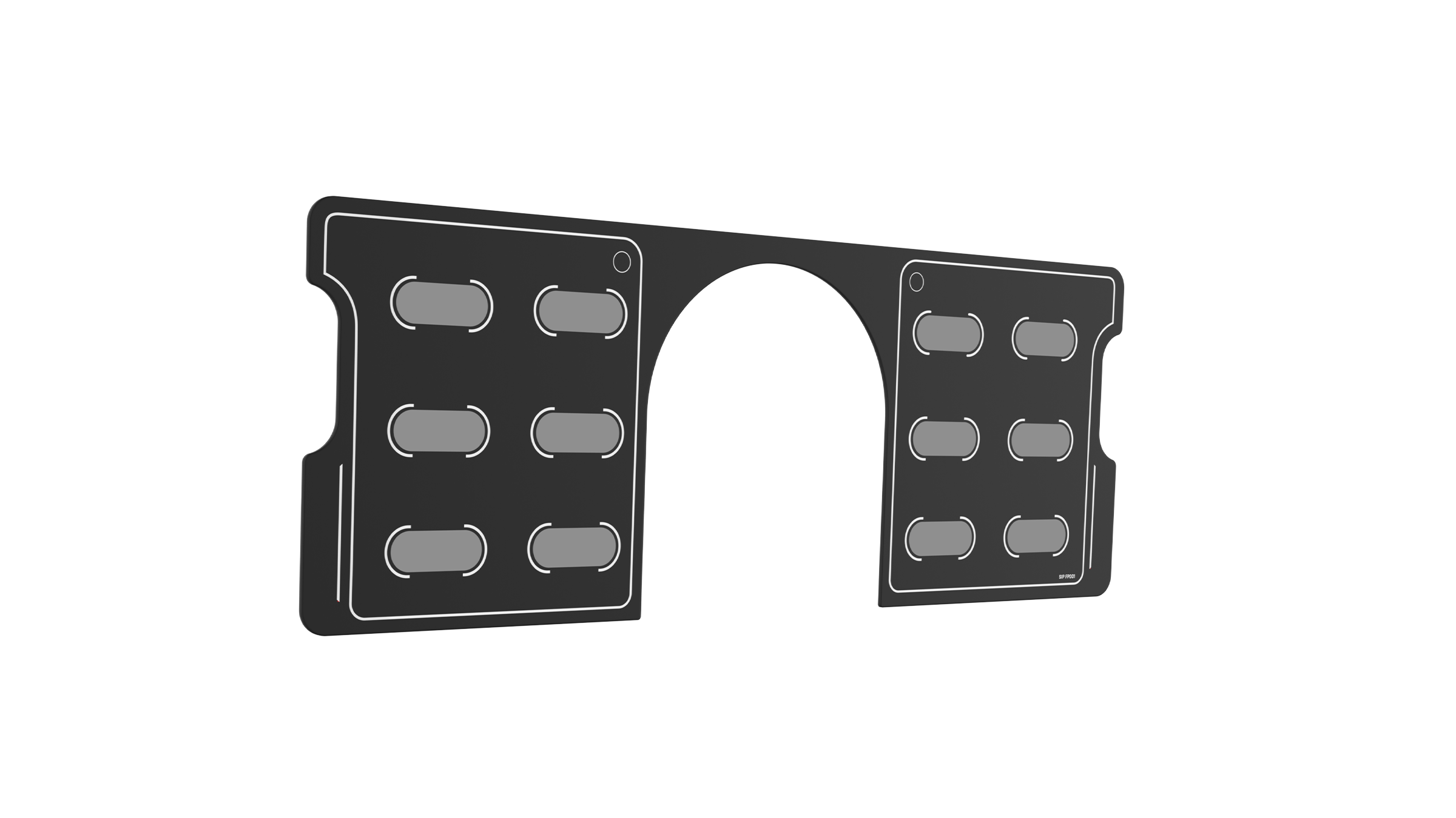 Accessories - VelocityOne Flight Status Indicator Panel, Blank Layout