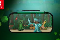 Accessories - PDP REALMz Travel-ase Plus: Minecraft Forest Battle - Nintendo Switch